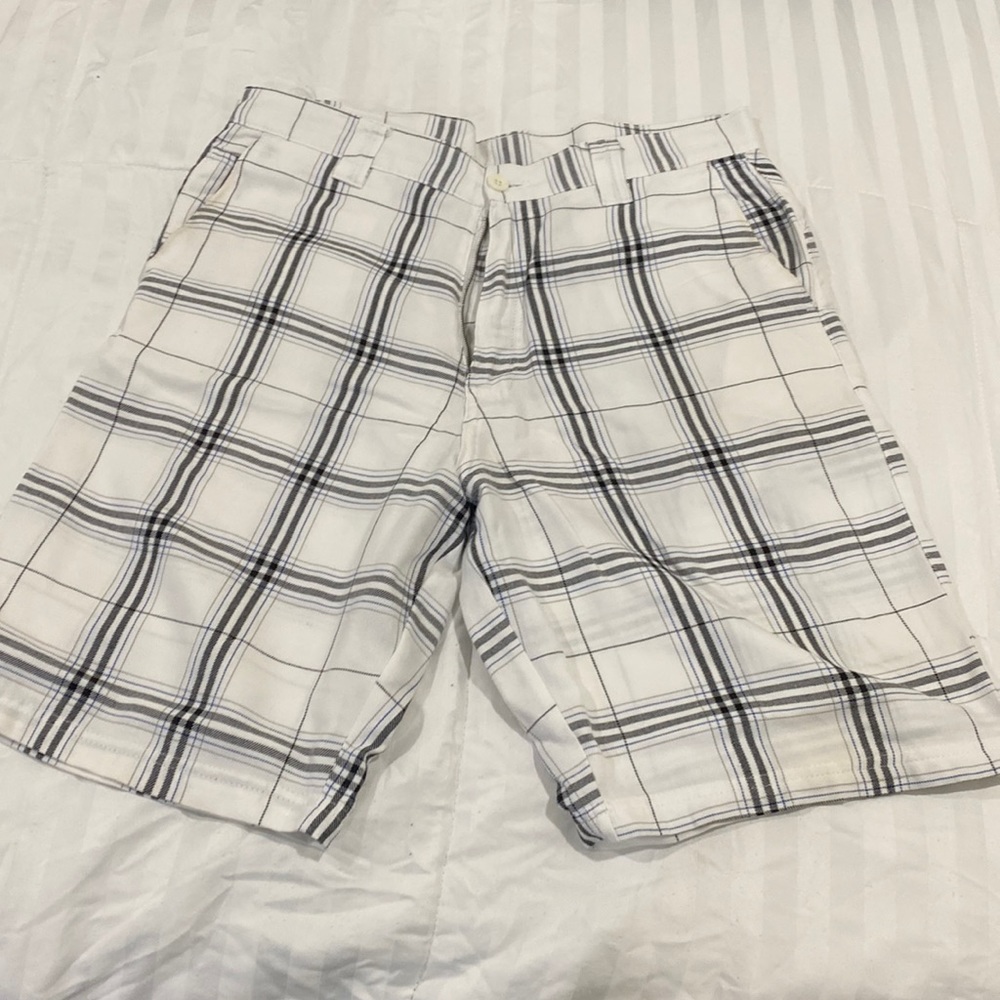 Mens plaid shorts
